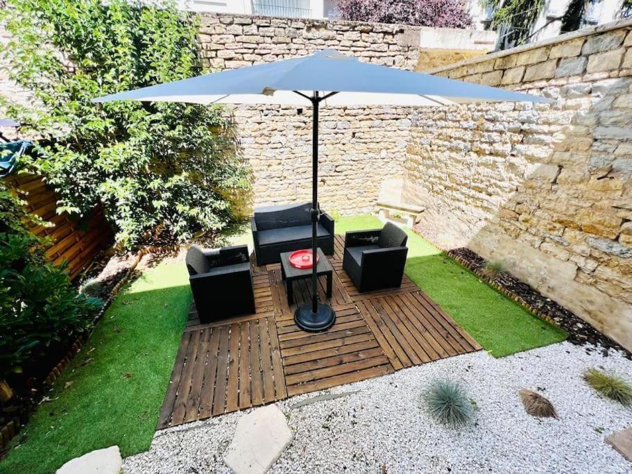 L'Eden, Apt 4 Prs Avec Jardin En Centre Ville Dijon Buitenkant foto